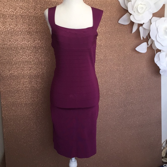 Express Dresses & Skirts - Express purple dress BANDAGE